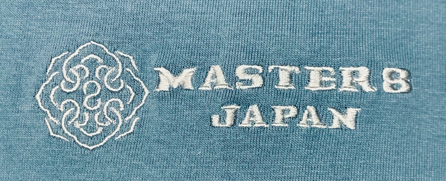MASTER 8 JAPAN | Logo Long Sleeve - 2022 (Acid Blue)